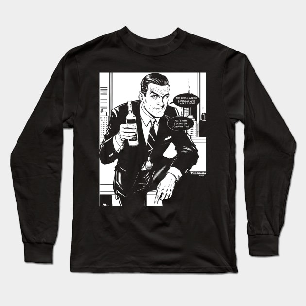 On Company Time Long Sleeve T-Shirt by GAz